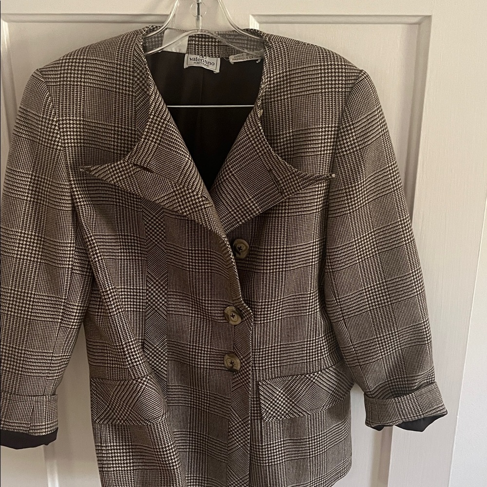 VALENTINO - Vintage Plaid Women's Jacket - Picture 17 of 17